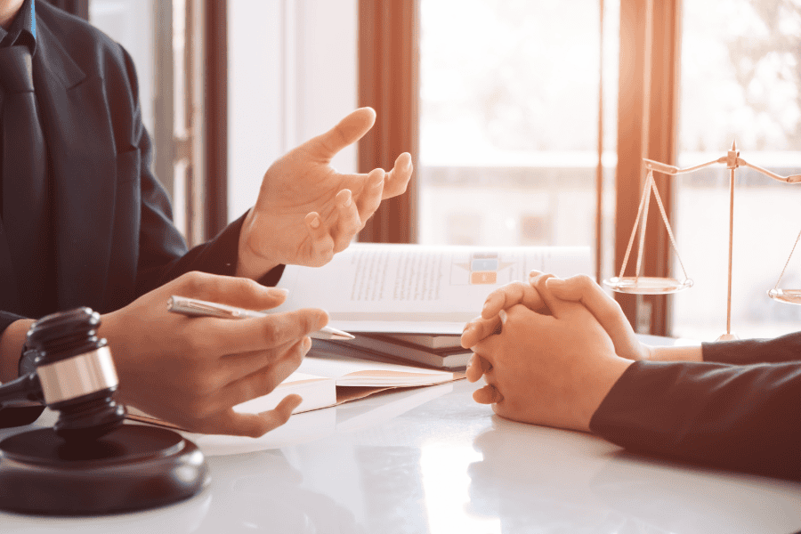 two lawyers discussing the European Union AI Act